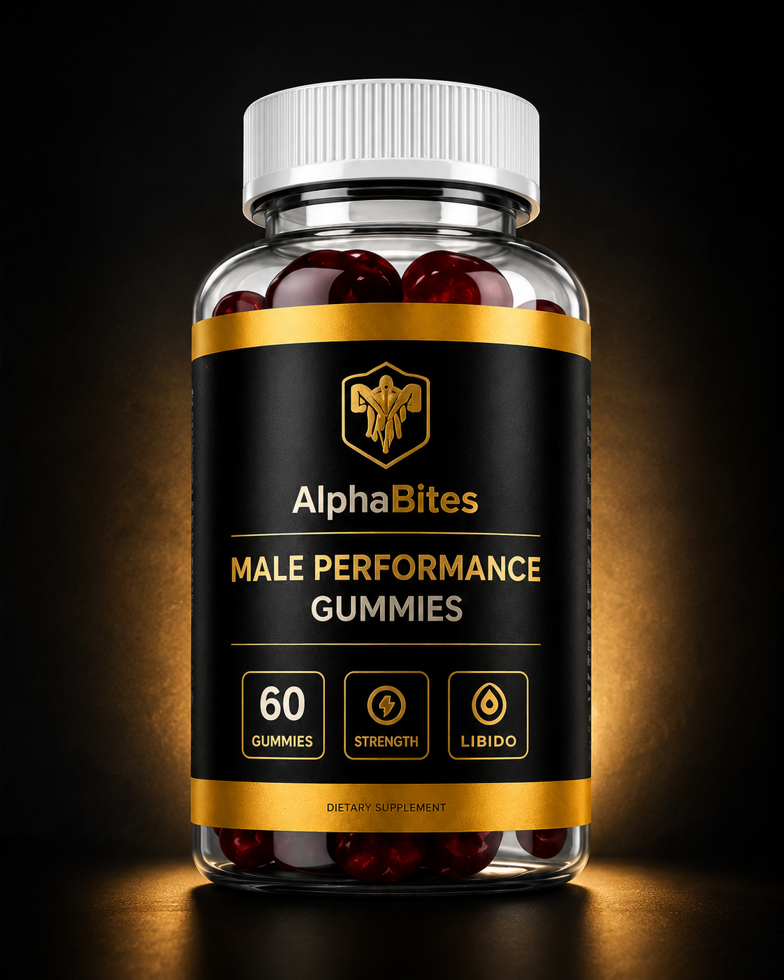 AlphaBites™️ – Gomitas para Hombre con Fórmula Premium que Apoya la Energía, Vitalidad y Rendimiento Masculino